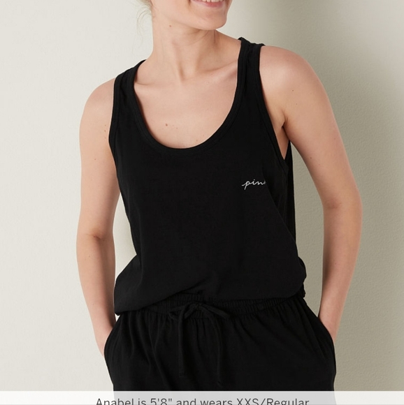 PINK VS Sleep Tank & Short set size Small NWT - Picture 4 of 13